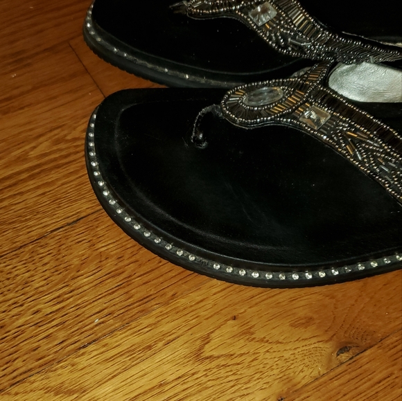 Alegria Black Studded Sandal sz. 38 (8) - Picture 8 of 8